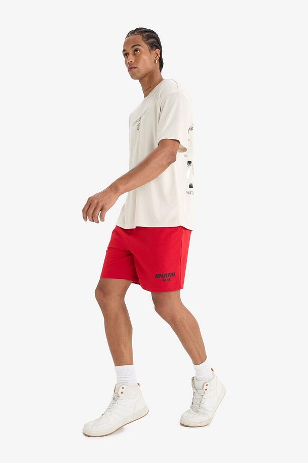 Fit Nba Miami Heat Standart Fit Kısa Paça Şort E2344ax25sp - 4