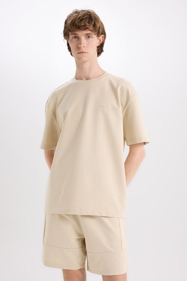 Slim Fit Dar Kesim Dar Paça Basic Düz Şort B8674ax25sp - 5