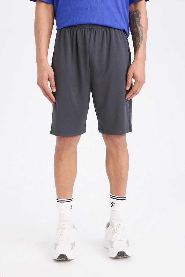 DeFactoFit Standart Fit Sporcu Kısa Paça Şort D6449AX25SP - 1