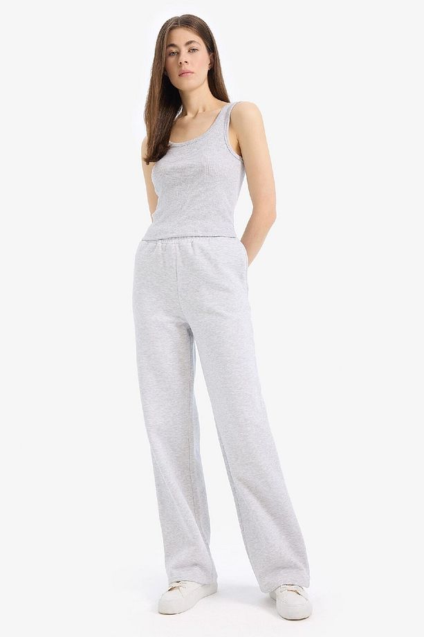 Straight Fit Kalın Eşofman Altı Cepli Yüksek Bel B8571ax25sp - 5
