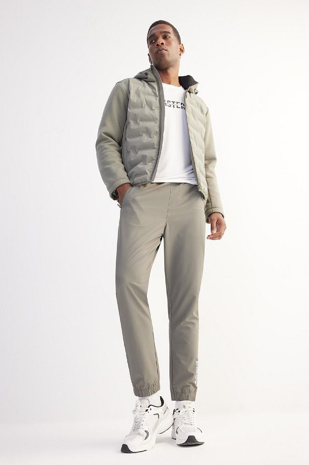 DeFactoFit Slim Fit Dokuma Sporcu Jogger Eşofman Altı Dar Kesim Çift Cepli C1212AX25SP - 3