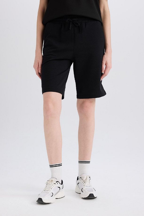 Regular Fit Normal Bel Düz Paça Bermuda Şort W9369az25sm - 1