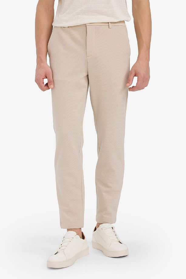 Jogger Yazlık Kumaş Pantolon Basic Düz Cepli Düz Paça D3695ax25sp - 1