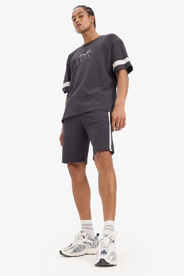 DeFactoFit NBA Brooklyn Nets Oversize Geniş Kalıp Kısa Paça Şort E2188AX25SM - 3