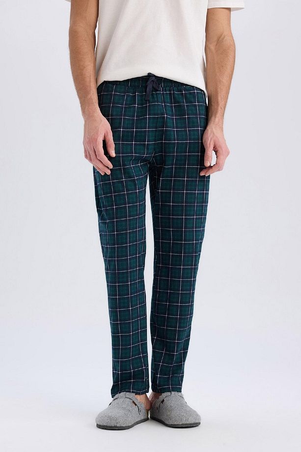 Regular Fit Kareli Cepli Pijama Altı B7254AX25SP - 1