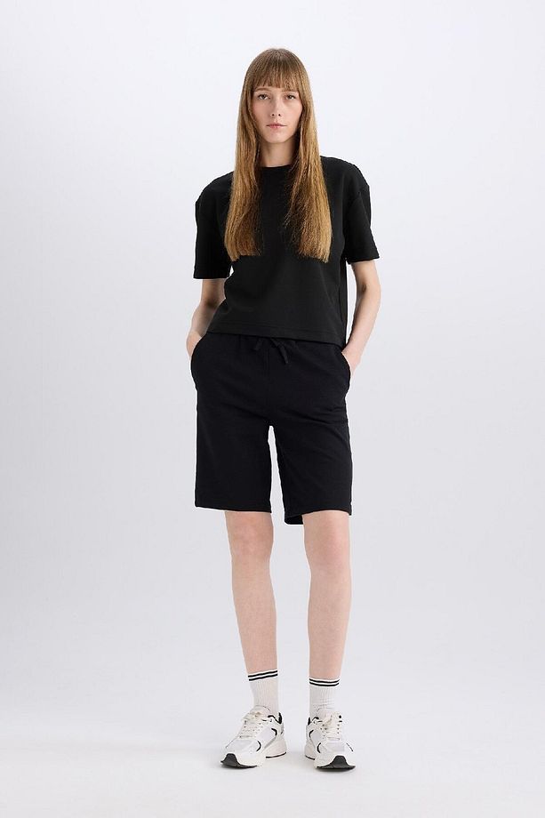 Regular Fit Normal Bel Düz Paça Bermuda Şort W9369az25sm - 3