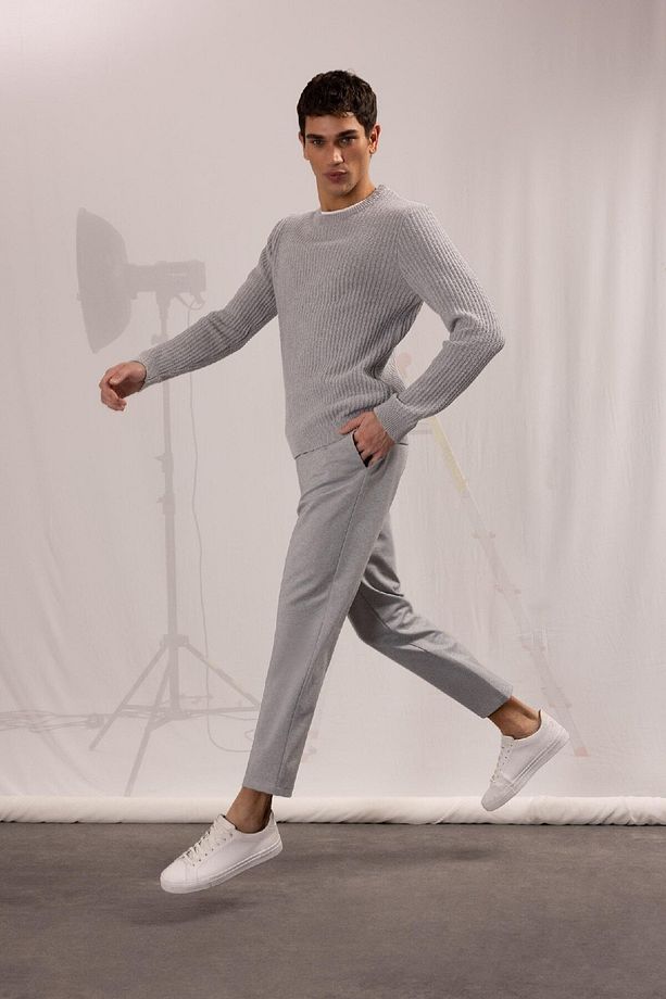Jogger Yazlık Kumaş Pantolon Basic Düz Cepli Düz Paça T6317az25sp - 2