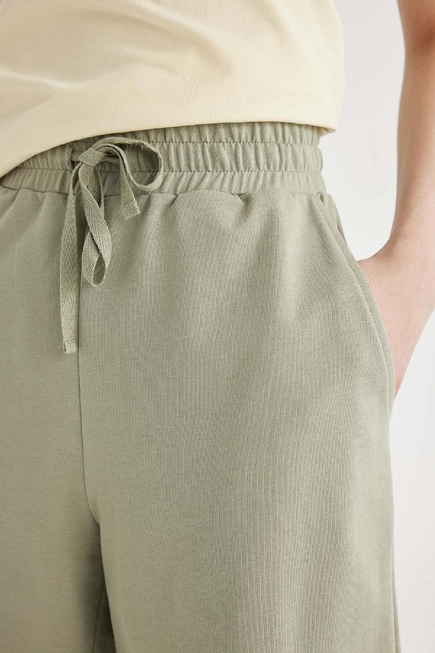 Regular Fit Normal Bel Düz Paça Basic Bermuda Şort N7439az24hs - 5
