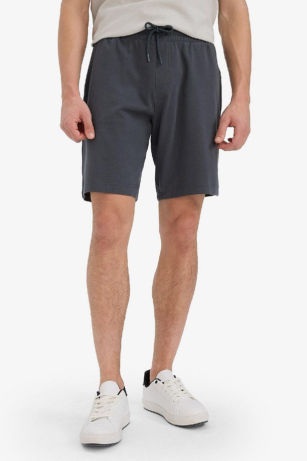 Slim Fit Dar Kesim Cepli Pamuklu Basic Düz Bermuda Şort W1105az25sp - 1