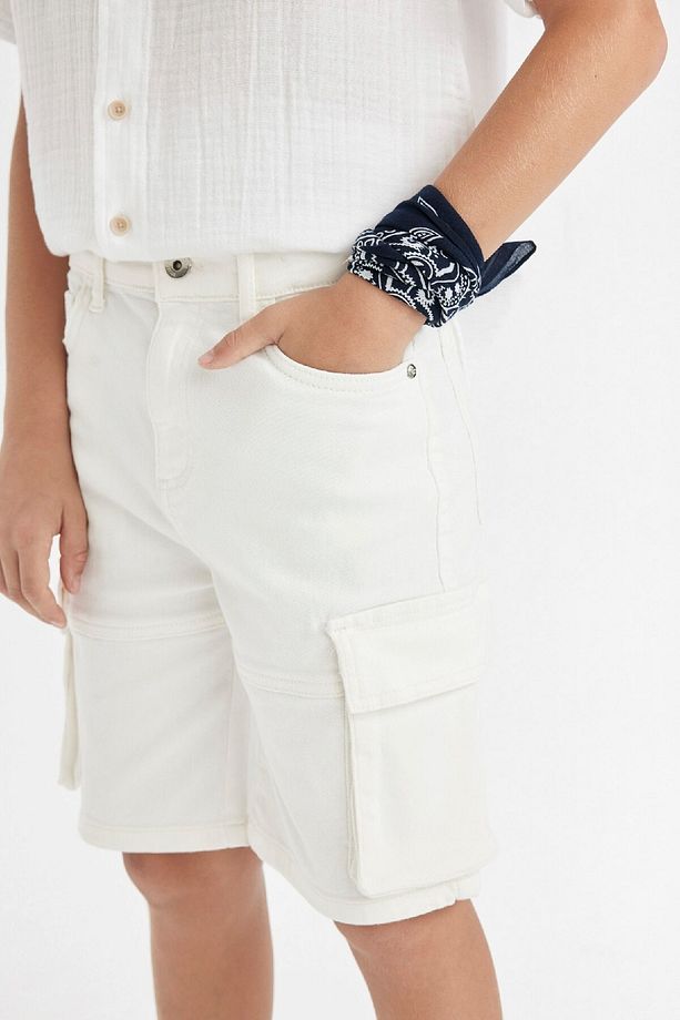 Erkek Çocuk Jean Şort C0847A824HS - 6