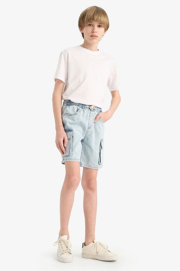 Erkek Çocuk Jean Şort D8566A825SM - 5