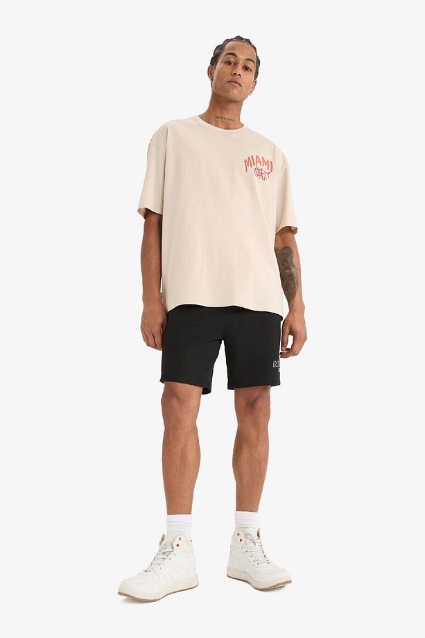 DeFactoFit NBA Miami Heat Standart Fit Kısa Paça Şort B9915AX25SP - 5