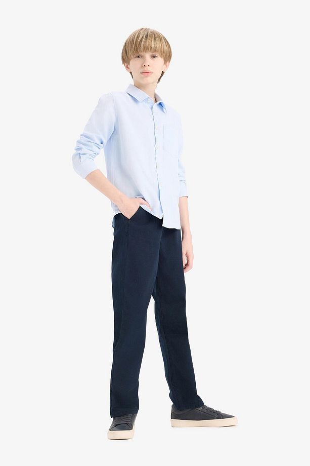 Erkek Çocuk Düz Paça Basic Düz Gabardin Pantolon Tyc21e1f3d16b74640c751909 - 6