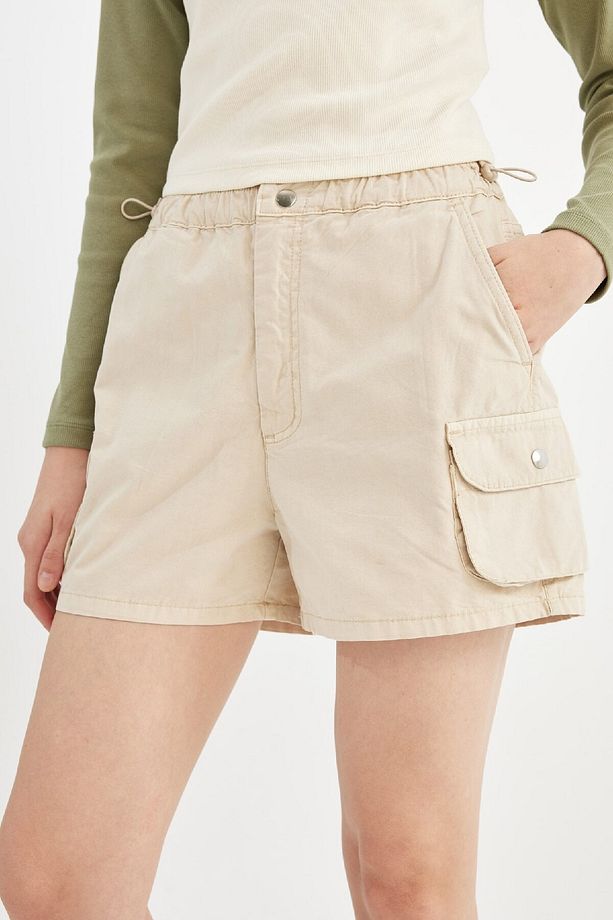 Coool Regular Fit Normal Bel Kısa Paça Gabardin Şort A3688AX24HS - 5