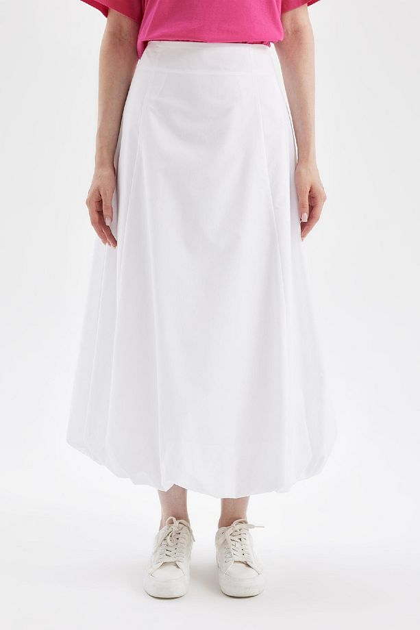 Balloon Fit Poplin Maxi Etek C8936AX24SM - 1
