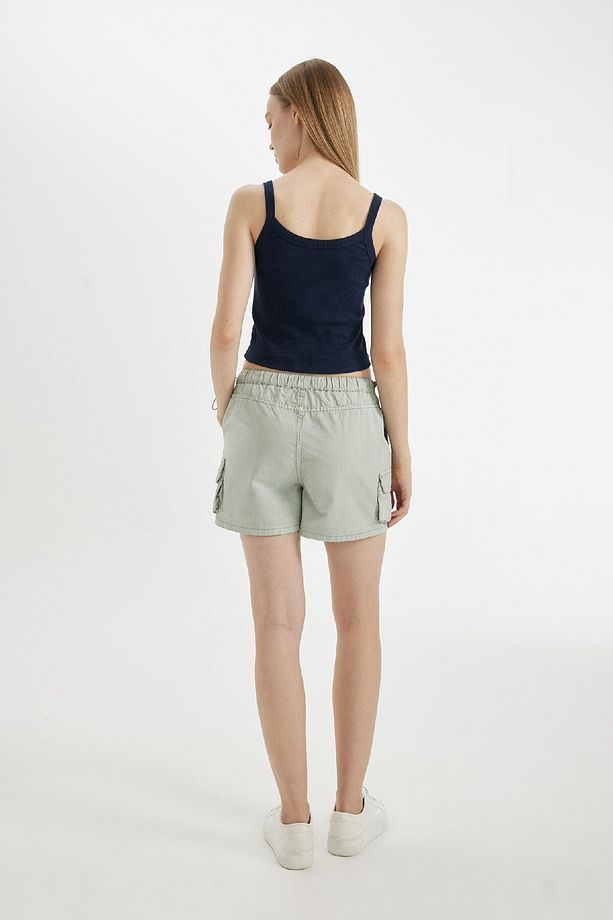 Coool Regular Fit Normal Bel Kısa Paça Gabardin Şort A3688AX24HS - 7