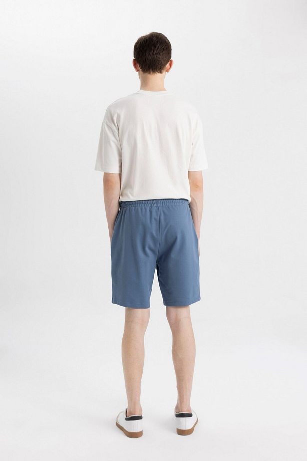 Slim Fit Dar Kesim Cepli Basic Düz Bermuda Şort W1105az24sm - 7