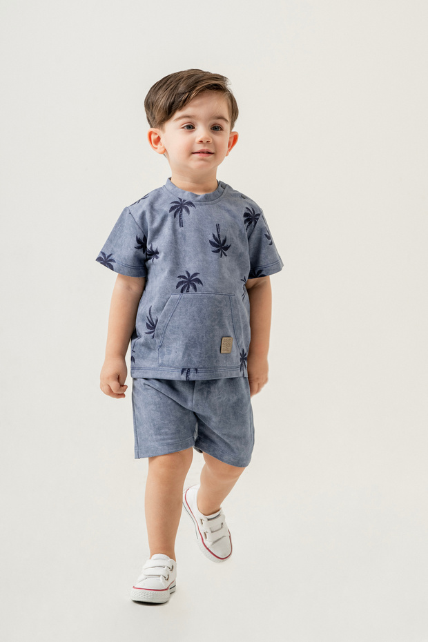Baby Boy Summer Shorts T-Shirt Two-Piece Set