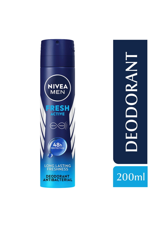 Men Antiperspirant Spray Fresh Active 200ml – Long Lasting Freshness & Protection