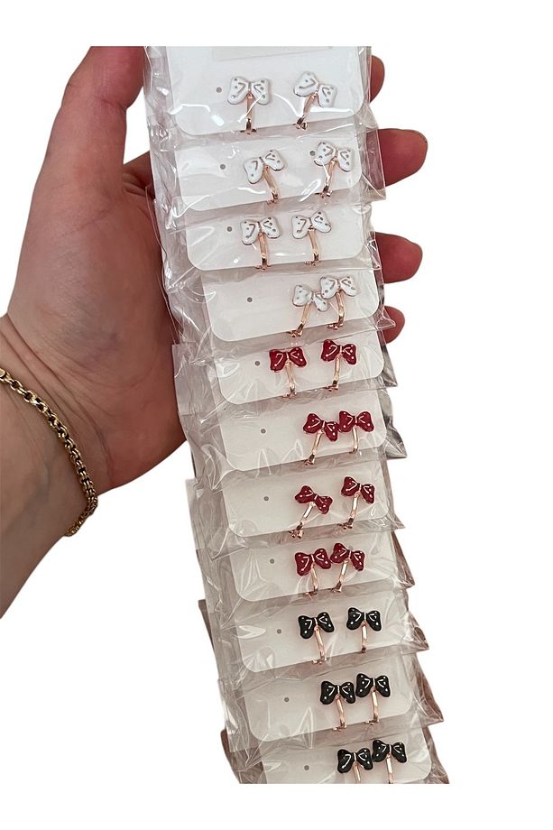 Kulağı Delik Olmayan Çocuklar Için Klipsli Küpe Tak Çıkar Küpe Pratik Küpe - 4