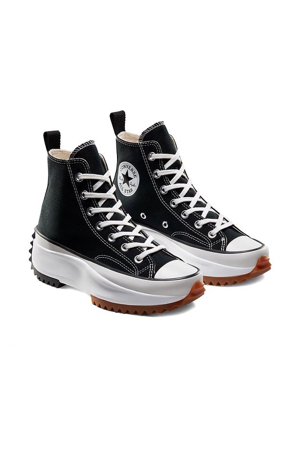 Run Star Hike Recycled Polyester Platform Günlük Ayakkabı Siyah - 5