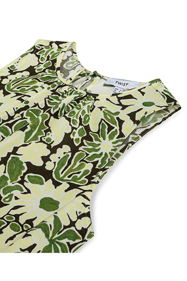 ÇİÇEK DESEN BLUZ - 4