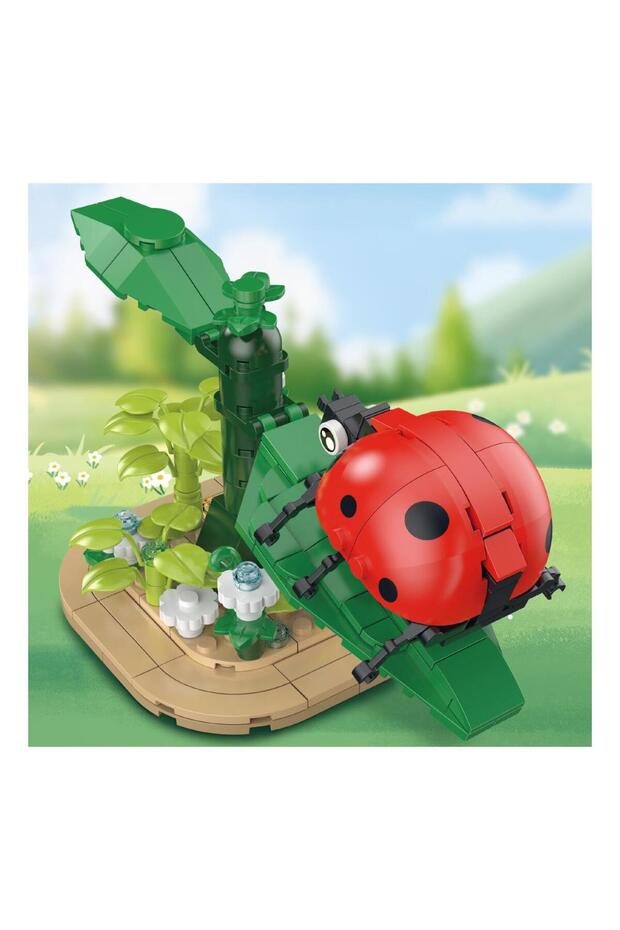 Blok Çiçek 161 Parça (Uğur Böceği) - 3