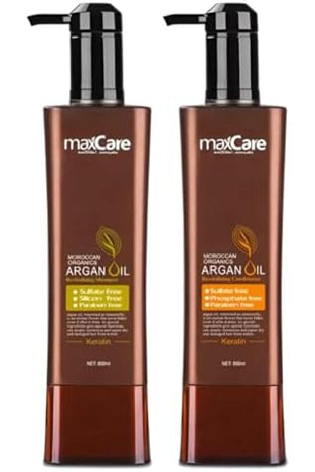 Revitalizing Shampoo And Conditioner With Argan Oil, Sulfate Free, Silicon Free 800ml Each