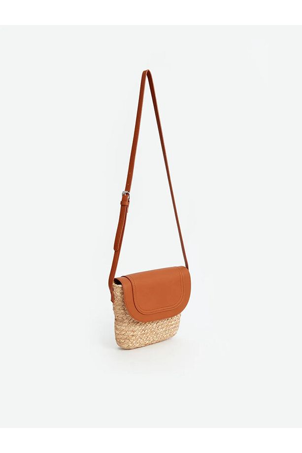 LCW ACCESSORIES Bej Kadın Hasır Omuz Çantası - 4