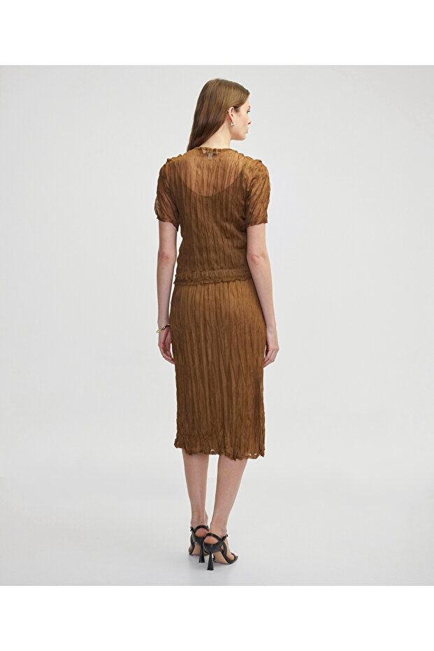 Kırışık efektli triko - 6