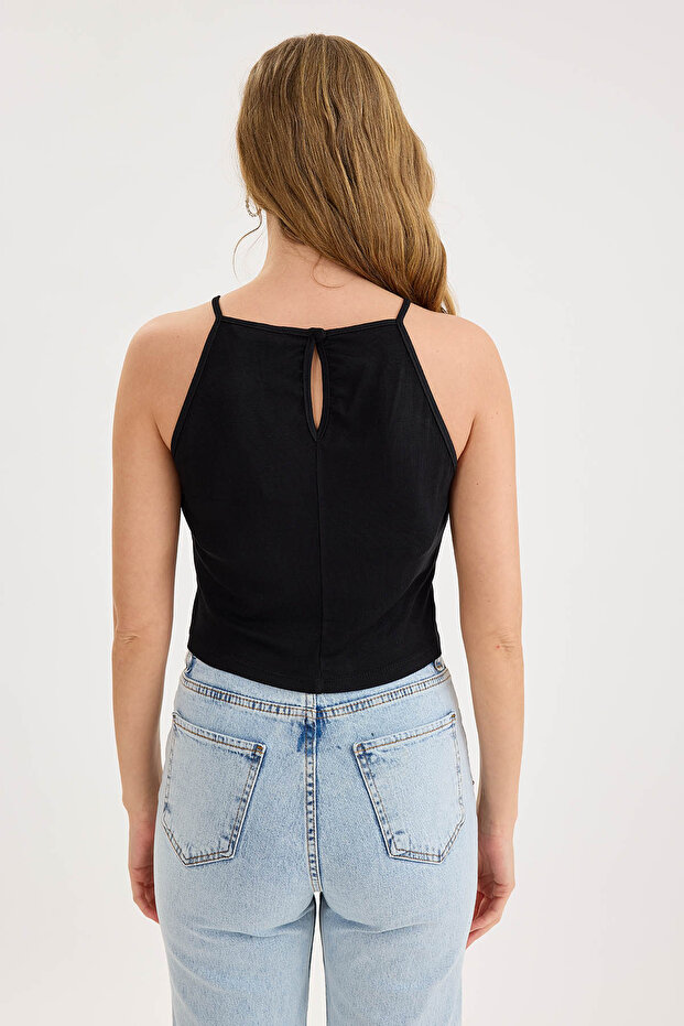 İp Askılı Halter Yaka Atlet - 5