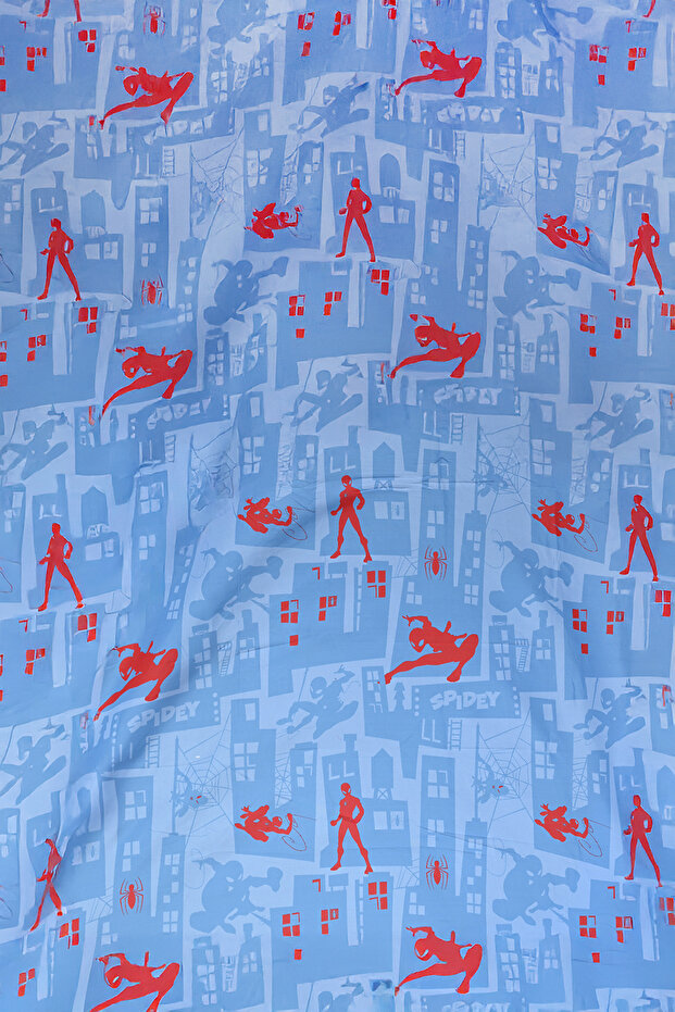 طقم لحاف سرير ٥ في ١ من Bnb - مصنوع من ألياف دقيقة ناعمة وغطاء بوليستر - أحمر - 6