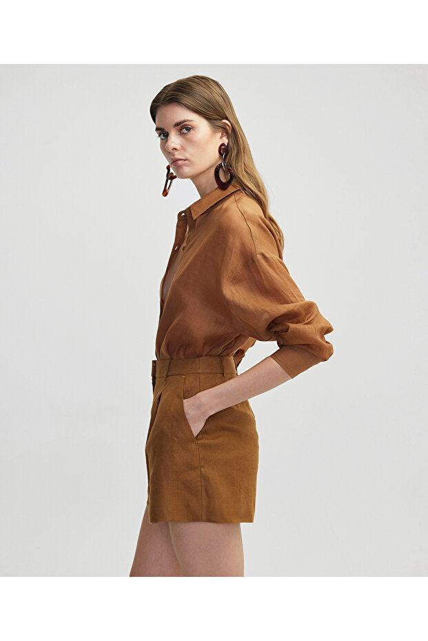 Pensli keten şort - 5