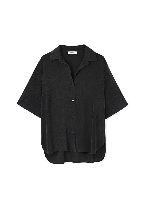 Rahat kesim basic gömlek - 3