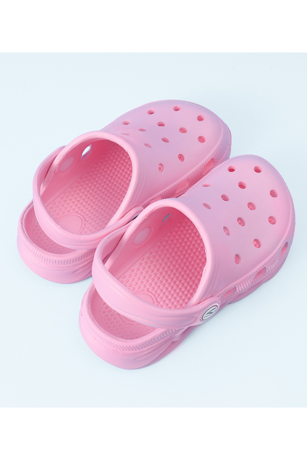 حذاء SAPS Crown Applique بحزام خلفي للإغلاق - وردي - 7