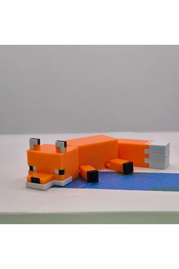 Minecraft Fox-Eklemli Tilki 10 cm - 2