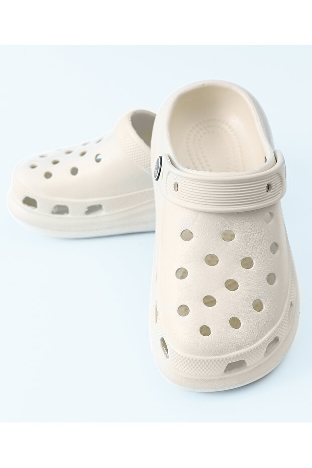 حذاء SAPS ذو حزام خلفي صلب - أبيض - 5