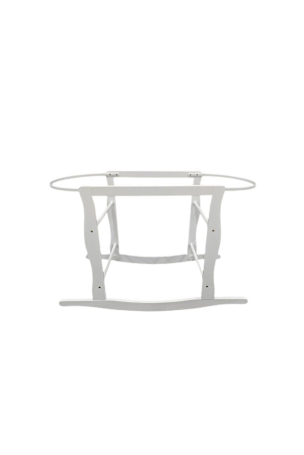 Moses Basket Bed Base White