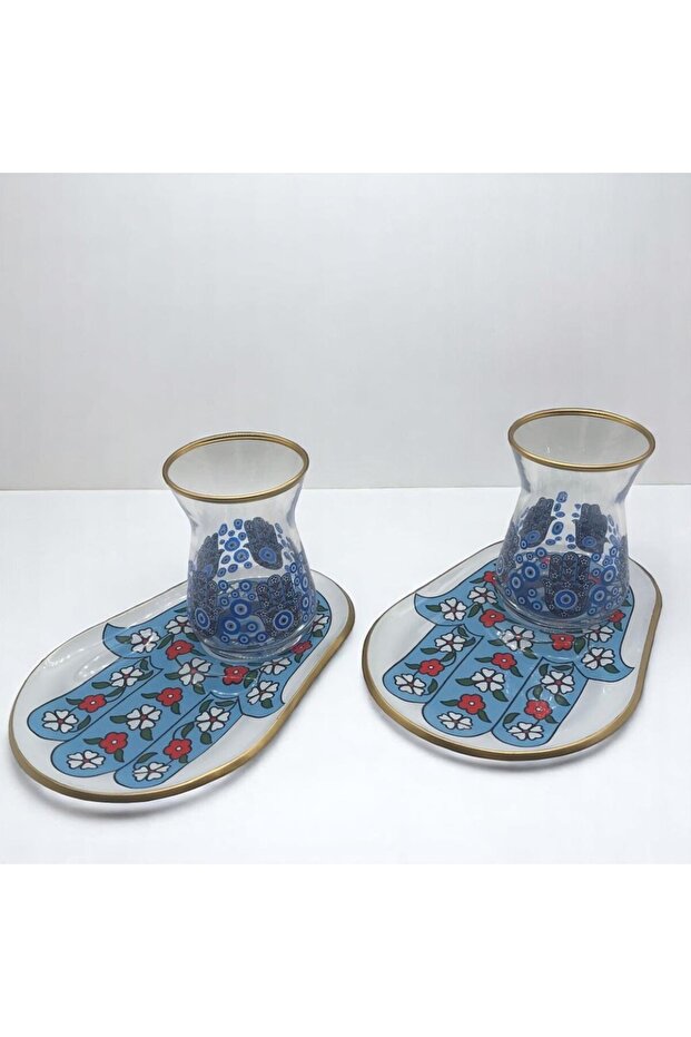 Patterned Presentation Tea Set for 2 - 2