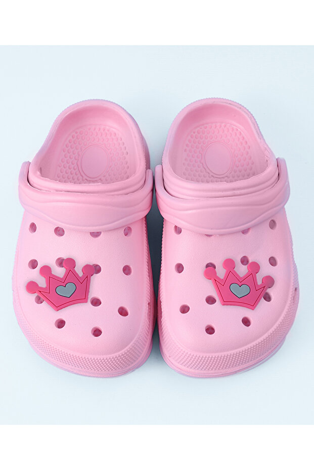 حذاء SAPS Crown Applique بحزام خلفي للإغلاق - وردي - 5