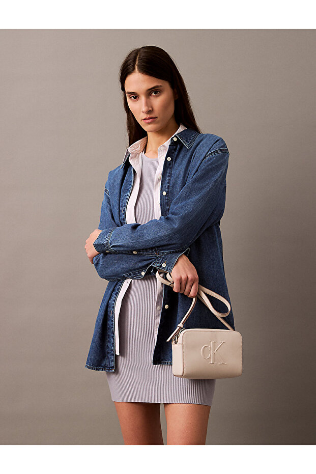 Kadın Bej Çapraz Çanta - 1