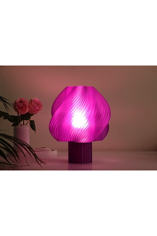 Modern Mor Abajur - 1