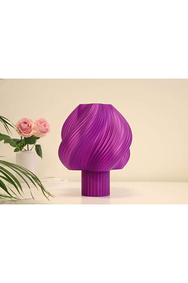 Modern Mor Abajur - 3