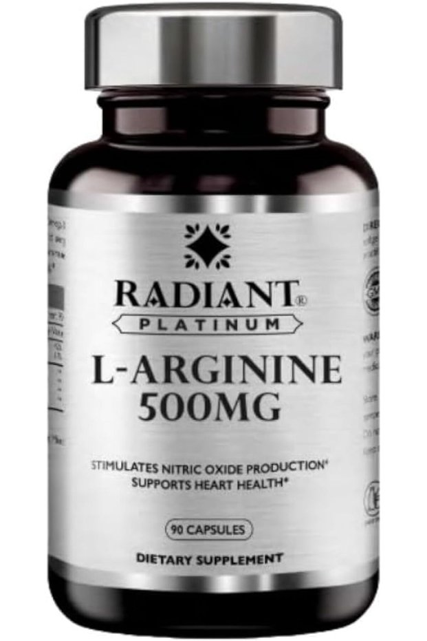 L-Arginine 500 Mg | Stimulates Nitric Oxide Production | Supports Heart Health & Im