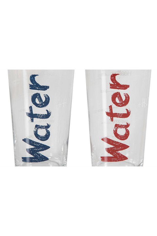 Water Bardak 570 ml 2'li Set -mavi&kırmızı - 4