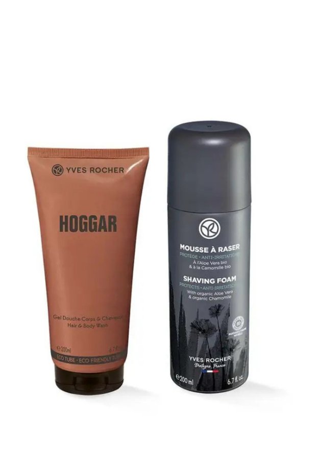 Hoggar Series Men's Haarddeve & Refreshing, Soothing Shaving Foam Set of 2