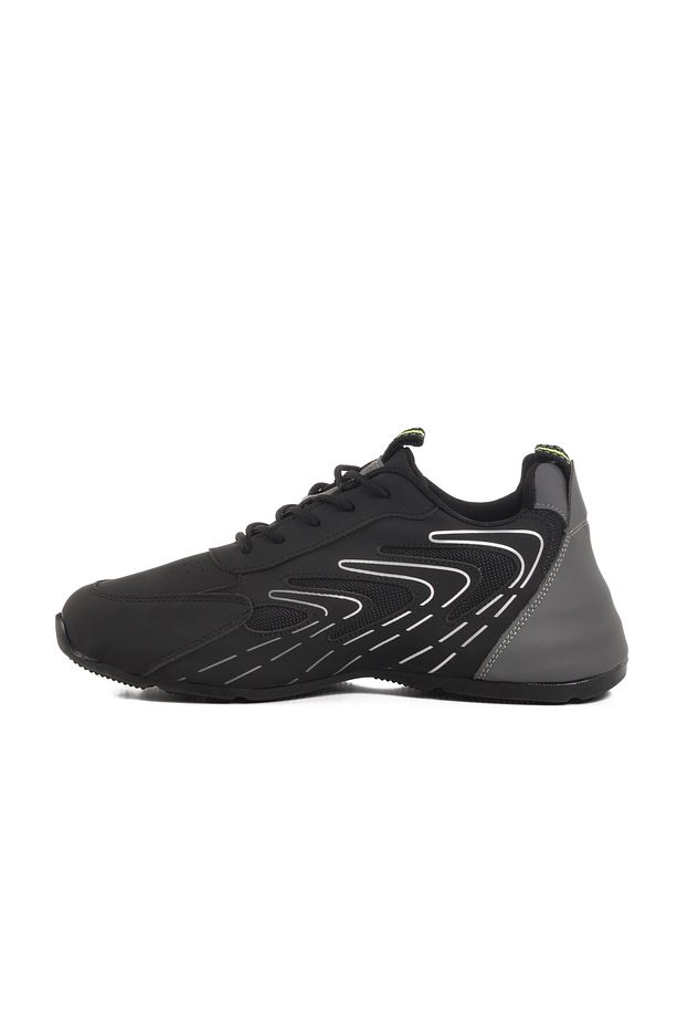 Siyah Memory Foam Dar Kalıp Hafif Erkek Spor Ayakkabı 250443 M - 2