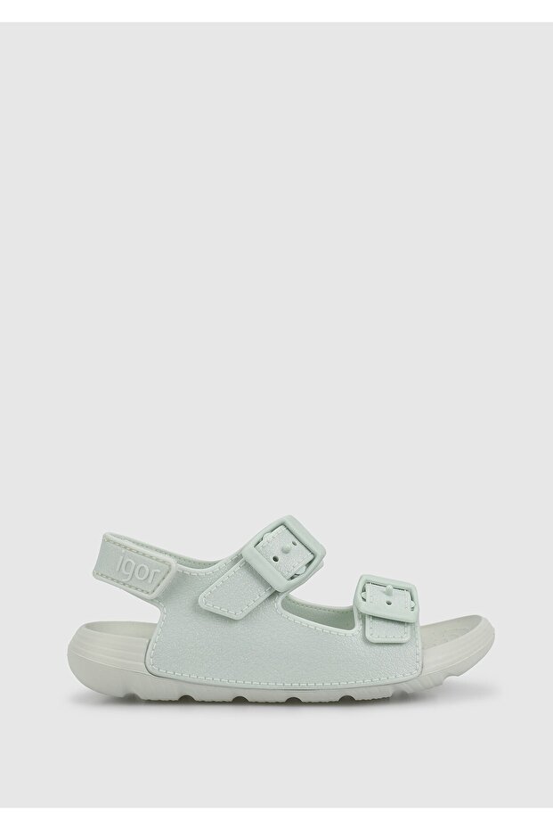 صندل مسطح للأولاد بالنعناع - 1