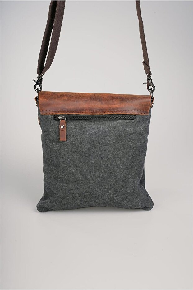 31350 Kanvas Postacı Çantası - 6