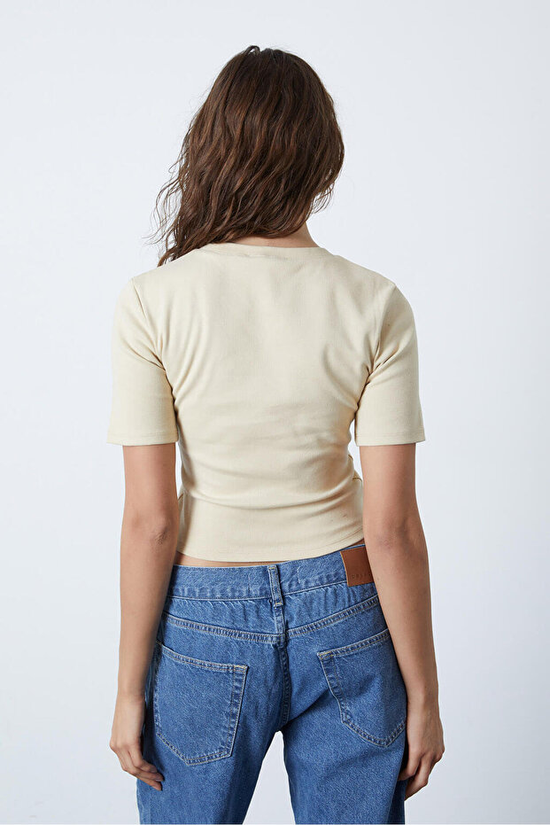 Crop Basic Tshirt - 4